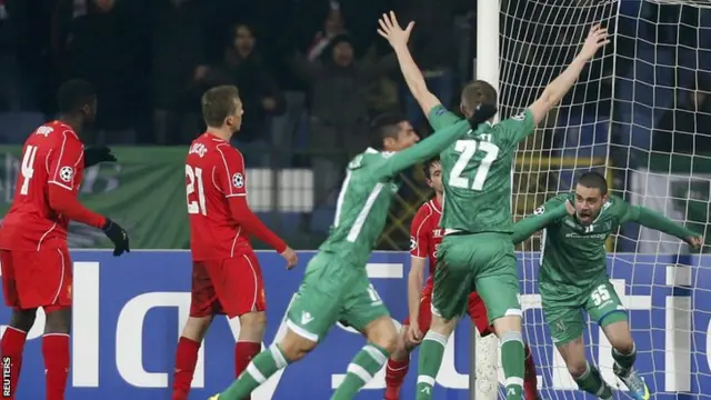 Georgi Terziev equalises late on for Ludogorets