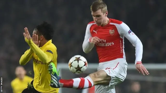 Arsenal defender Per Mertesacker