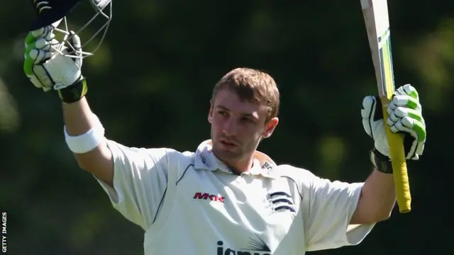 Phillip Hughes playing for Middlesex