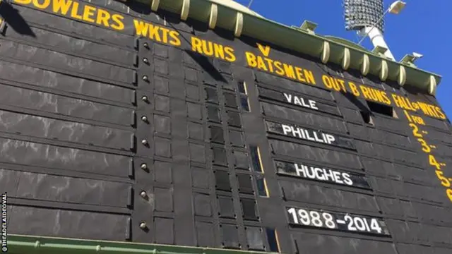 Adelaide Oval scoreboard