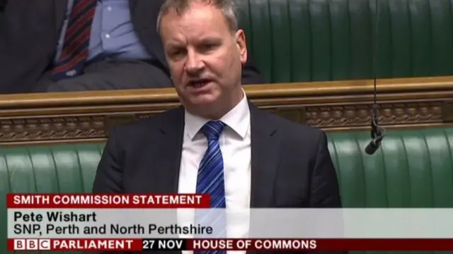 Pete Wishart in statement debate