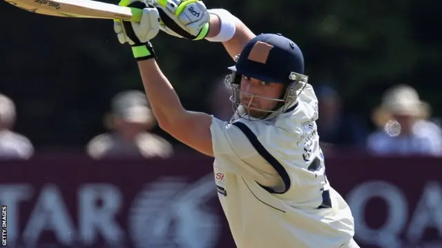 Phillip Hughes batting for Hampshire in 2010