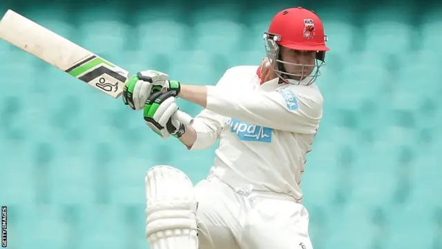 Phillip Hughes batting in his final innings for South Australia