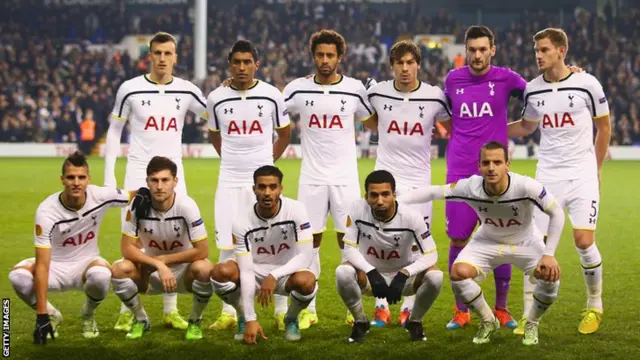 Spurs line up for Partizan Belgrade