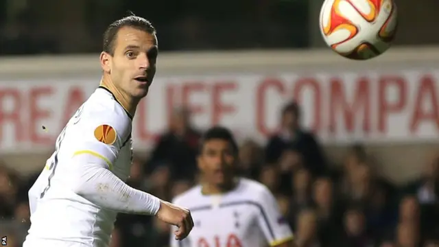 Spurs striker Roberto Soldado