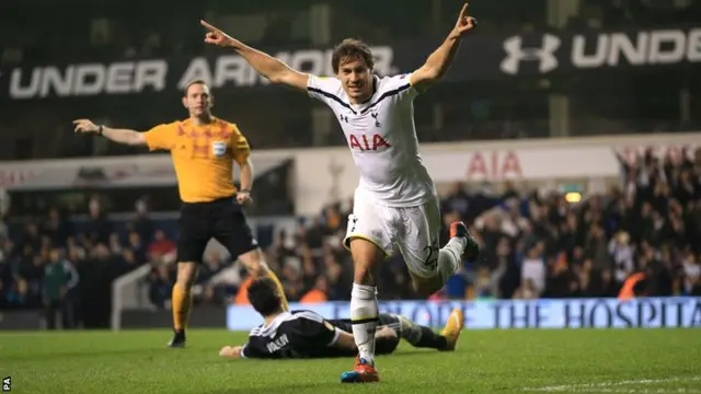 Spurs goalscorer Benjamin Stambouli