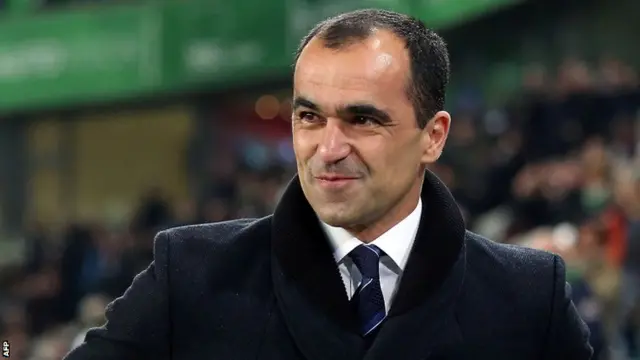 Everton manager Roberto Martinez