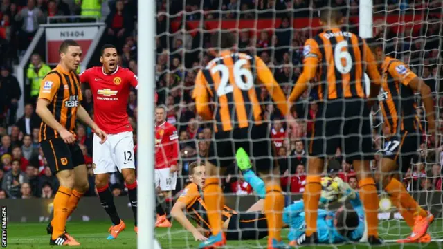 Chris Smalling scores