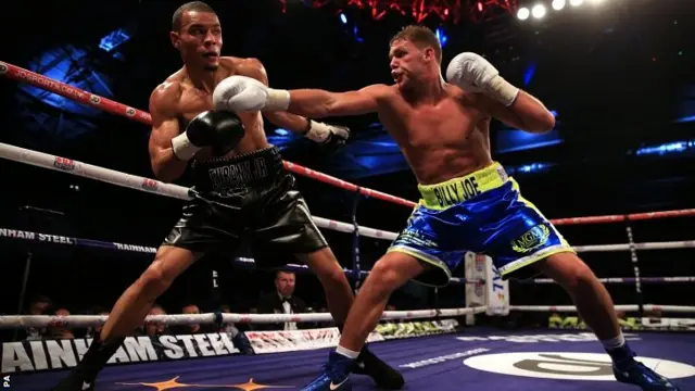 Chris Eubank jnr and Billy Joe Saunders