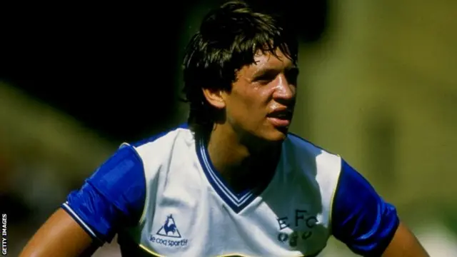 Former Everton striker Gary Lineker