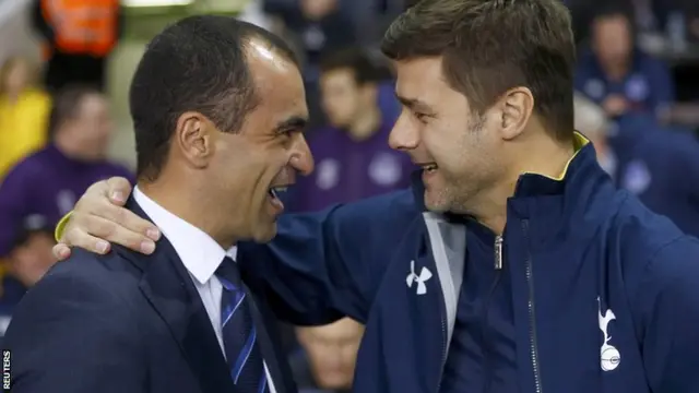 Roberto Martinez and Mauricio Pochettino