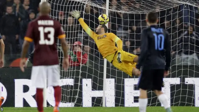 Miralem Pjanic scores a free-kick