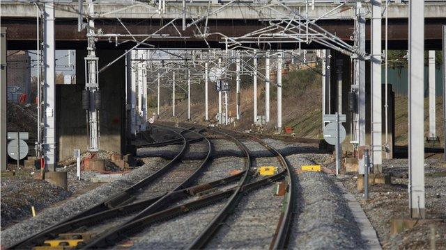 Rail tracks and cables