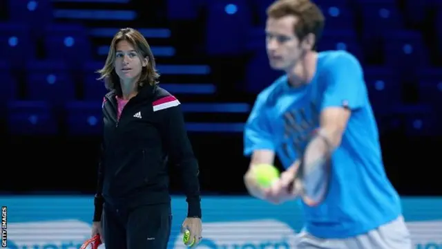 Andy Murray and Mauresmo