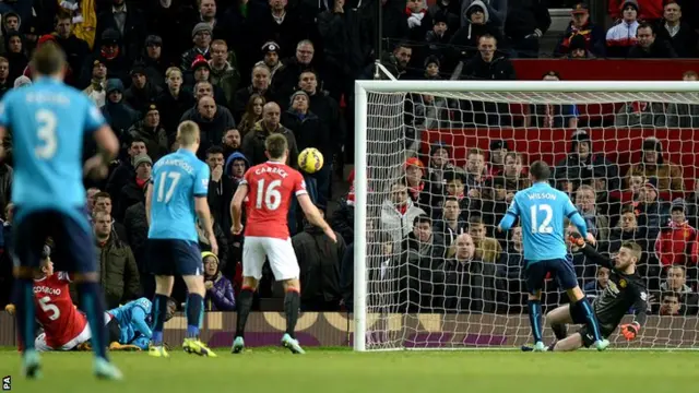 David De Gea blocks from Marko Arnautovic