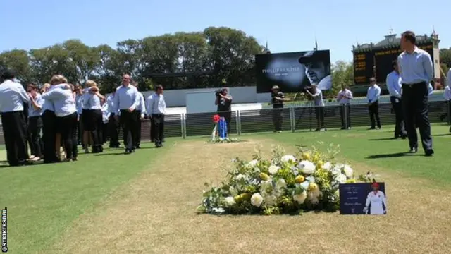 Adelaide Strikers Phillip Hughes tribute