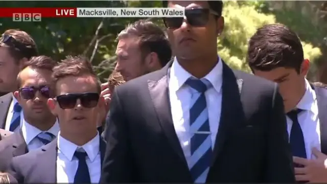 Phillip Hughes funeral video stream