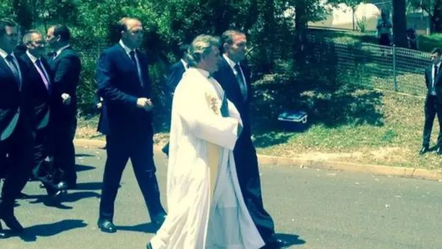 Prime Minister Tony Abbott arrives