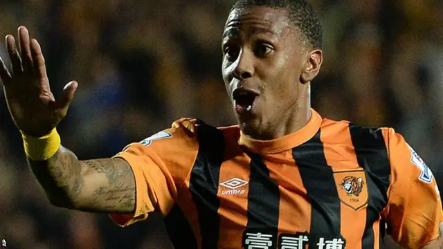 Hull City striker Abel Hernandez