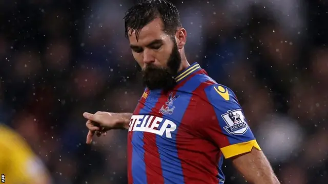 Crystal Palace midfielder Joe Ledley