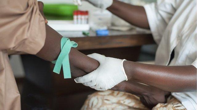 Blood tests are used to establish whether a patient has Ebola