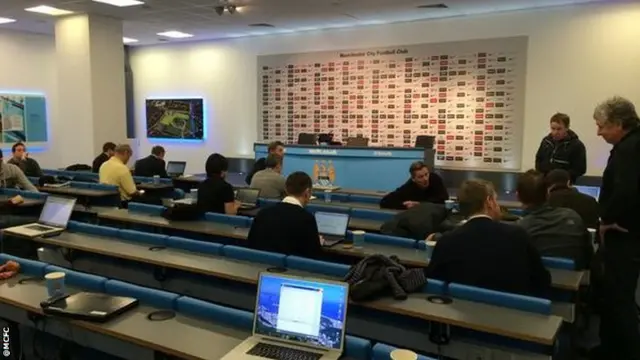 Etihad Stadium press room