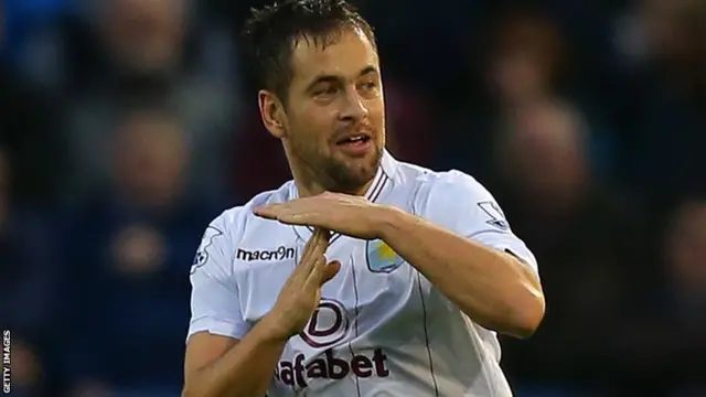 Aston Villa midfielder Joe Cole