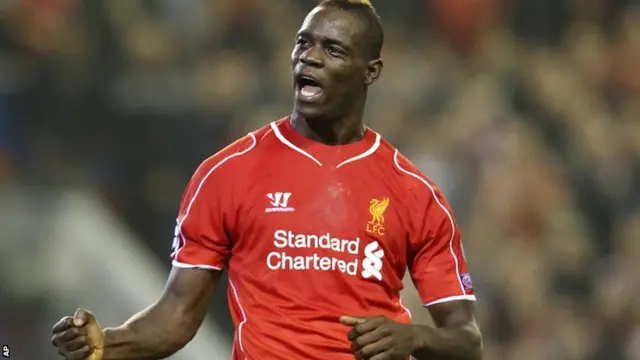 Liverpool striker Mario Balotelli