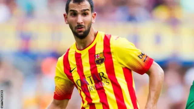 Barcelona defender Martin Montoya