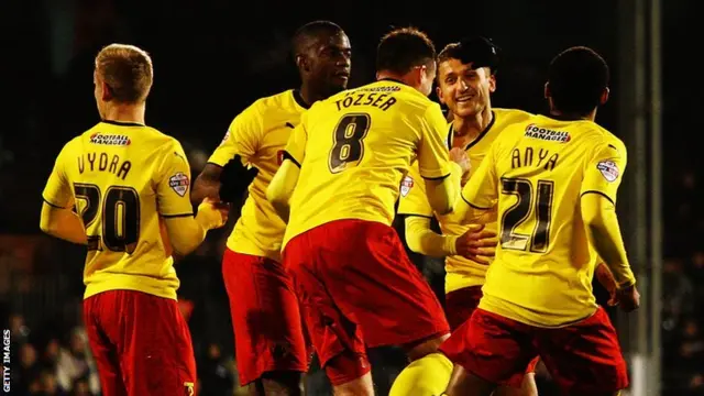 Fulham celebrate