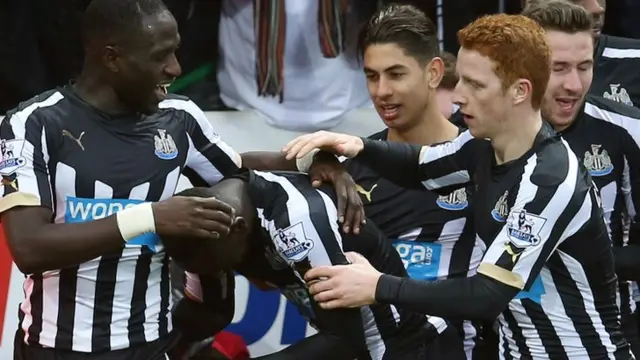 Newcastle celebrate