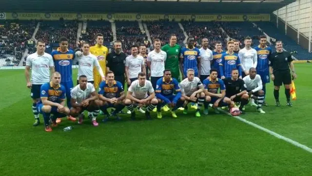 Players remember at Deepdale