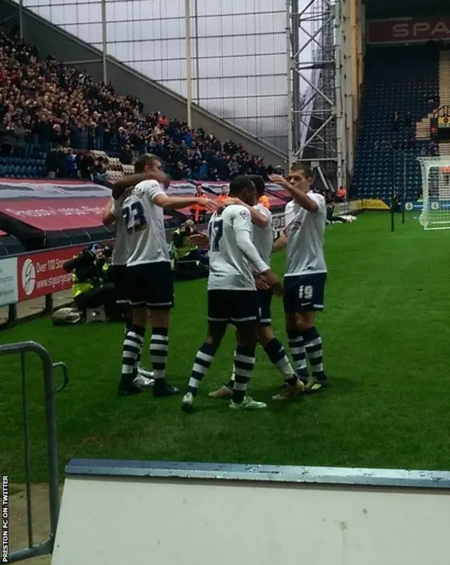 Preston celebrate