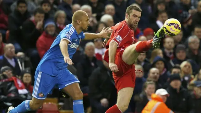 Rickie Lambert and Wes Brown