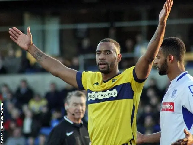 Tyrone Barnett draws the hosts level against Tranmere