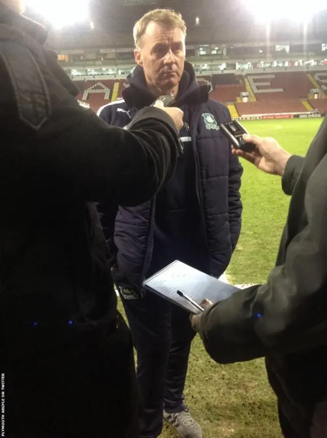 John Sheridan talks to the press at Bramall Lane