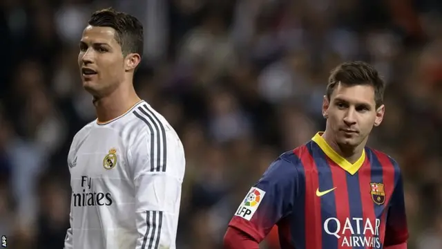 Cristiano Ronaldo and Lionel Messi