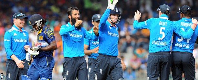 England celebrate