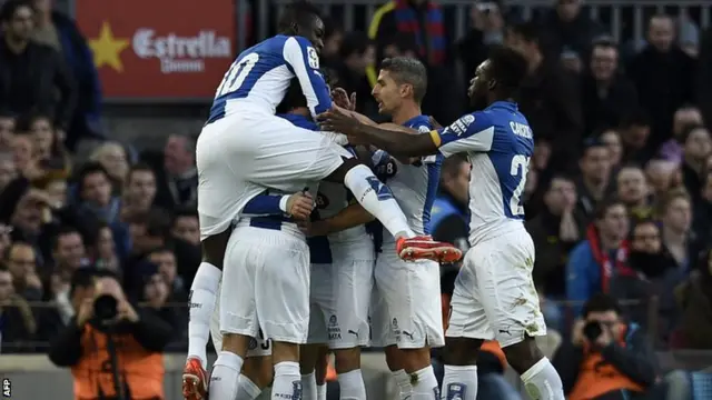 Espanyol celebrations