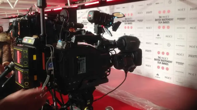 The red carpet at the Bifas