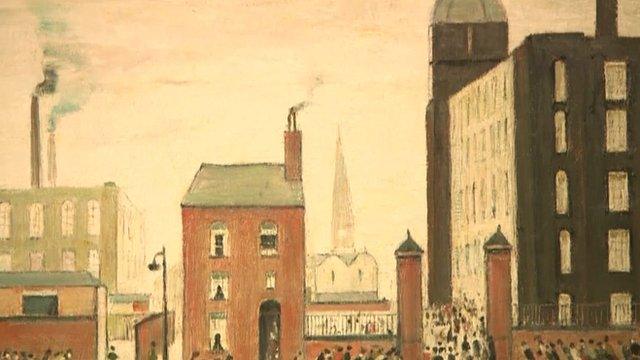 A painting by LS Lowry