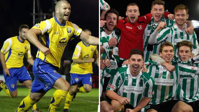 Warrington Town and Blyth Spartans