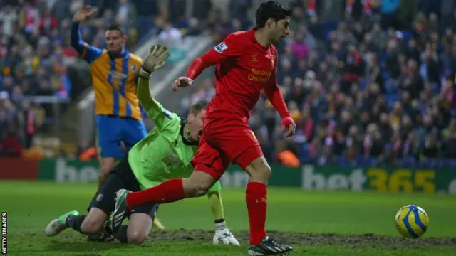 Luis Suarez v Mansfield