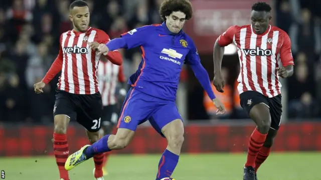 Man Utd midfielder Marouane Fellaini