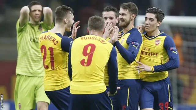 Arsenal celebrate