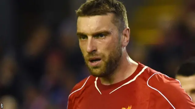 Liverpool striker Rickie Lambert