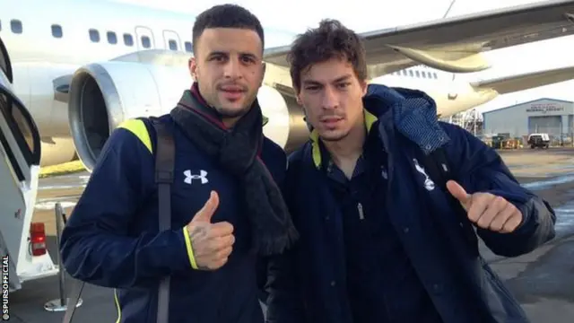 Kyle Walker and Benjamin Stambouli