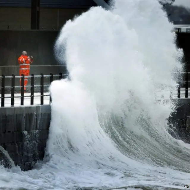 It was time for a picture for this man in Saltcoats