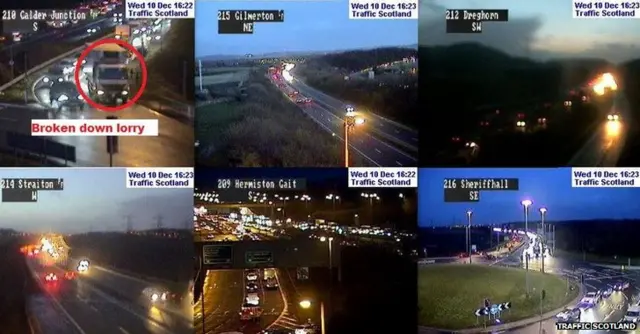 Edinburgh traffic cams