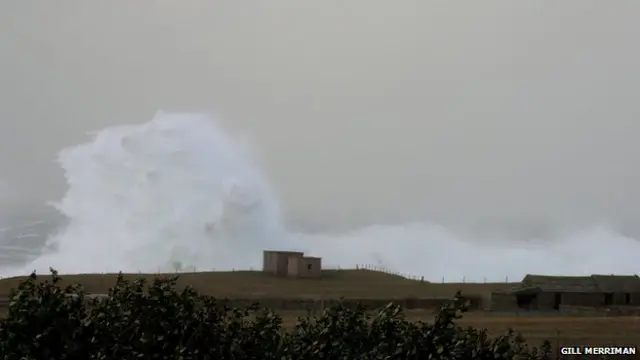 Orkney in the storms